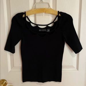 Dana Buchman Cutout Top